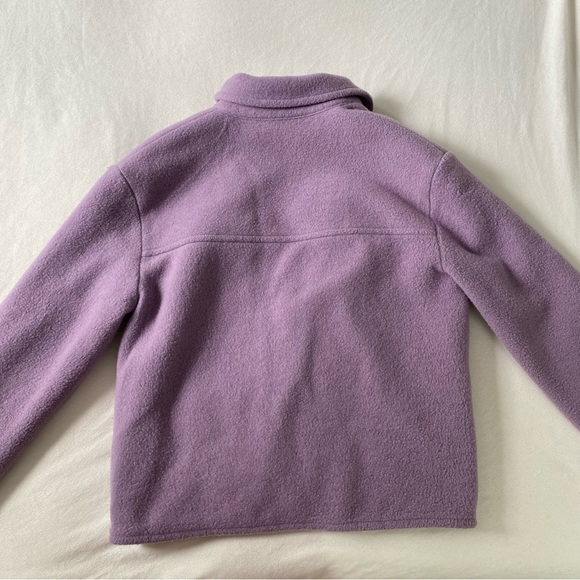 Aritzia Sunday Best - Sky Shirt Jacket Soft Orchid Size XS - Picture 8 of 8